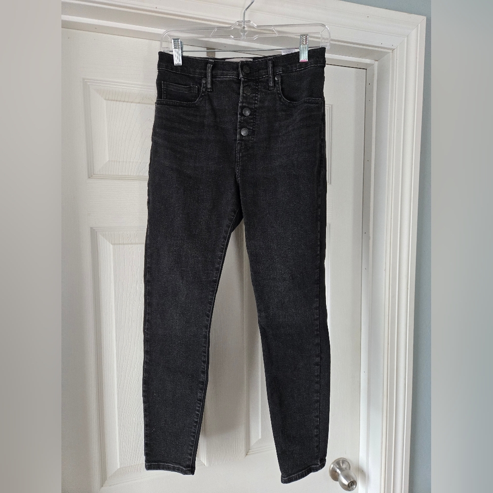 Everlane High-Waisted Skinny Jeans Black 29